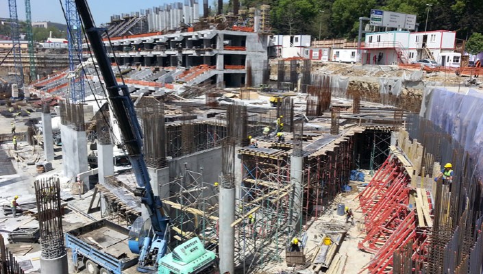 Vodafone Arena İnşaatından Son Fotoğraflar (22 Nisan 2014)