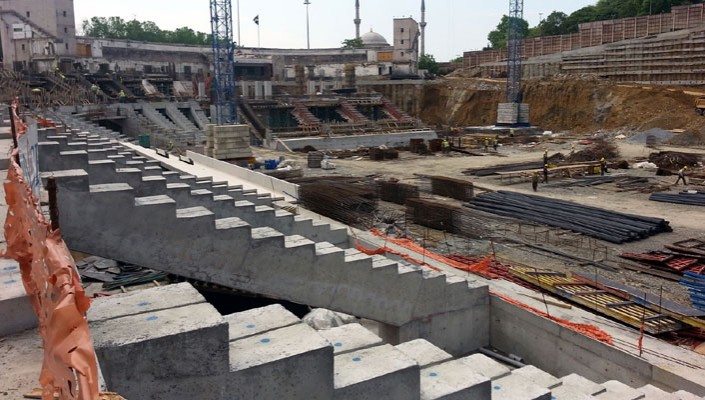 Vodafone Arena İnşaatından Son Fotoğraflar (13 Mayıs 2014)