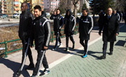 Futbol Takımımız, Eskişehir'de Yürüyüş Yaptı
