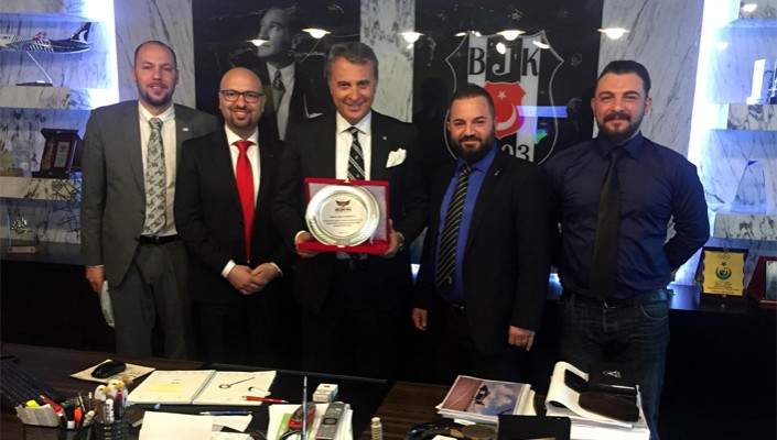 Baden Württemberg Beşiktaşlılar Derneği Başkanımız Fikret Orman’ı Ziyaret Etti