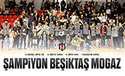 Beşiktaş Mogaz Takımımız, 42. Kupasını Kazandı