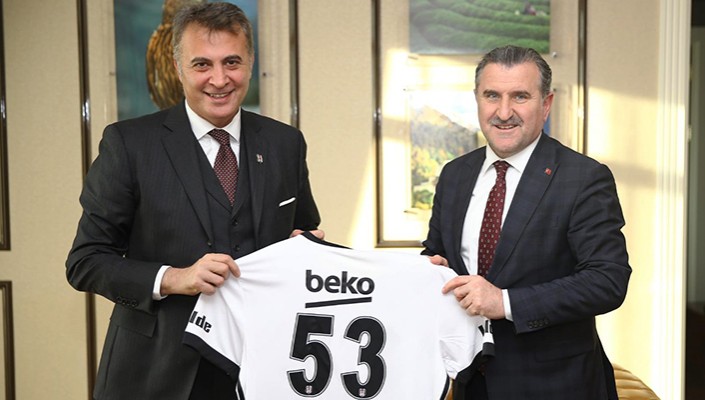 Başkanımız Fikret Orman’dan Gençlik ve Spor Bakanı Dr. Osman Aşkın Bak’a Ziyaret
