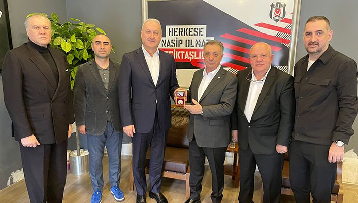Abhazya Cumhuriyeti Türkiye Temsilcisi İbrahim Avidzba’dan Başkanımız Ahmet Nur Çebi’ye Ziyaret