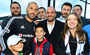 DenizBank BJK Bonus Talihlileri Futbol Takımımızın Antrenmanını İzledi
