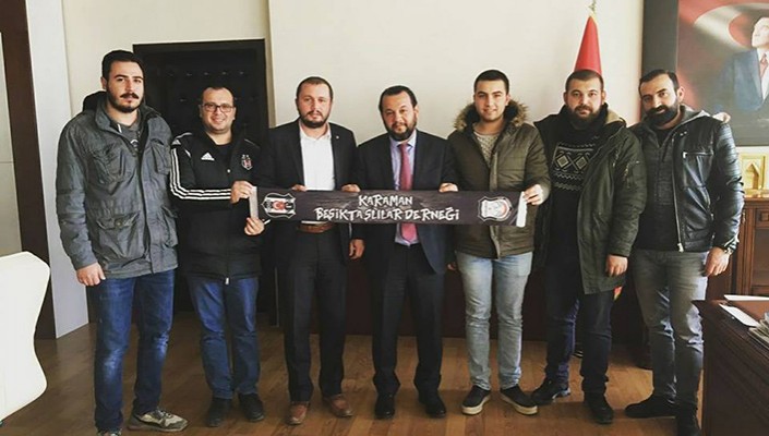 Karaman Beşiktaşlılar Derneği'nden Karamanoğlu Mehmetbey Üniversitesi Rektörüne Ziyaret 