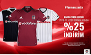 Adidas Formalarda % 25 İndirim