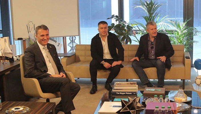 Hırvatistan Futbol Federasyonu Başkanı Davor Suker’den Başkanımız Fikret Orman’a Ziyaret