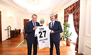 Başkanımız Fikret Orman, Adalet Bakanı Abdulhamit Gül’ü Ziyaret Etti