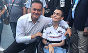17 Yaşındaki Taraftarımız Mehmet Kandemir, Bursaspor Maçını Vodafone Park’ta İzledi