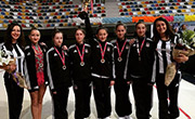 Rhythmic gymnasts keep Beşiktaş flag flying high at tournament