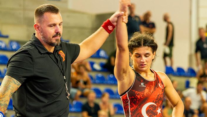 Akdeniz Oyunları’nda Şampiyon Olan Güreşçimiz Nesrin Baş’ı Tebrik Ederiz