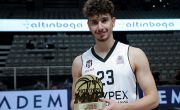 ING Basketbol Süper Ligi’nde Normal Sezonun En Değerli Oyuncusu Seçilen Alperen Şengün Ödülünü Aldı