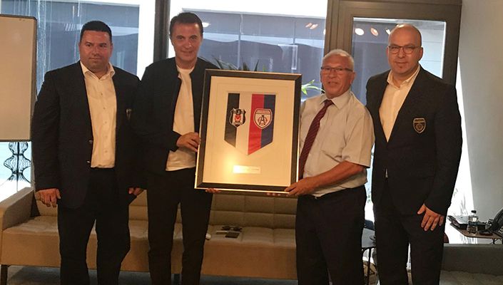 Altınordu Futbol Kulübü Başkanı Seyit Mehmet Özkan’dan Başkanımıza Ziyaret