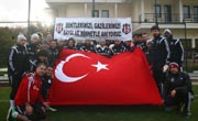 Futbol Takımımız, Çanakkale Şehitlerimiz ve Gazilerimiz için Anma Töreni Yaptı