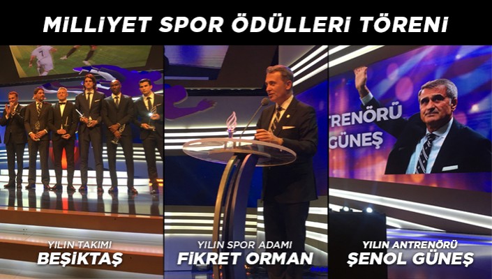 Milliyet Spor Ödülleri'nde Beşiktaşımız'ın Gurur Tablosu   