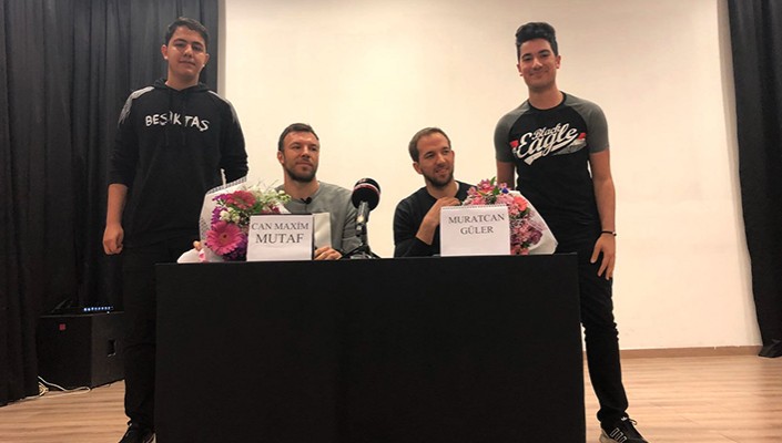 Muratcan Güler ve Can Maxim Mutaf Kazım İşmen Anadolu Lisesi’nde Panele Katıldı
