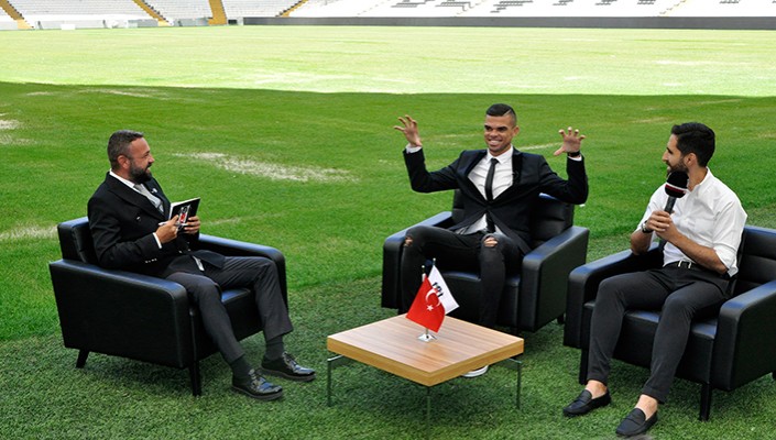 Pepe, Vodafone Park’ta BJK TV’ye Konuk Oldu