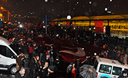 Football-lovers from different clubs condemn terrorism with a mass rally in Istanbul! 