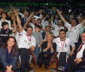 Celebrations after cup final victory