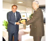 Visit of Full Gen. Tolon to Beşiktaş 