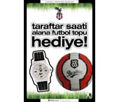 Taraftar Saati Alana Futbol Topu Hediye