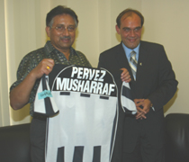 Pervez Müşerref, Kulübümüz’ü Ziyaret Etti