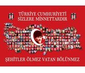 Şehitlerimiz Anısına Dev Poster 
