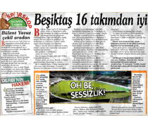 “Beşiktaş 16 Takımdan İyi”