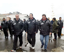 Futbolcularımız Maç Saatini Bekliyor