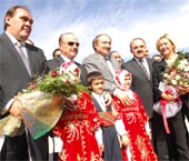 Elazığ’da Çiçekli Karşılama