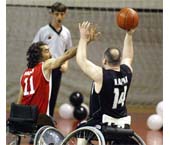 Handicapped Players Played Good-Will Games 