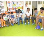 Basketbolcularımız Minik Öğrencilerle 