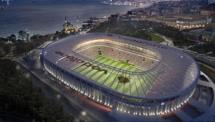 Vodafone Arena'da Kurban Kesme Töreni