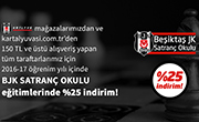 Kartal Yuvası’nda 150 TL ve Üstü Alışverişe BJK Satranç Okulu’nda Yüzde 25 İndirim!