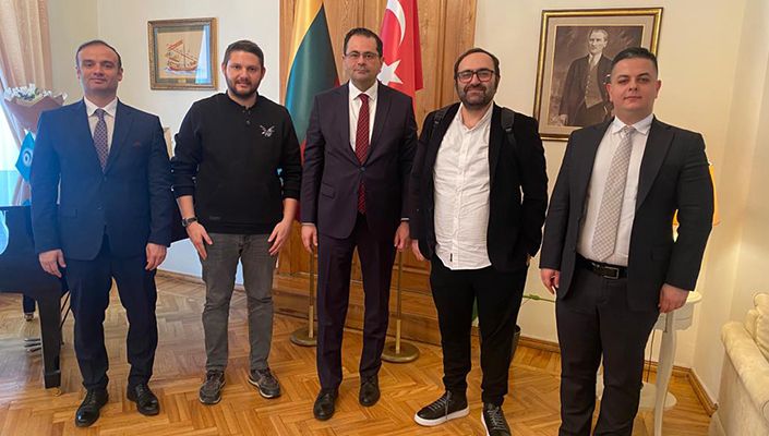 Asbaşkanımız Serhan Çetinsaya’dan Litvanya Vilnus Büyükelçisi Görkem Barış Tantekin’e Ziyaret
