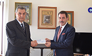 As Başkanımız Deniz Atalay, Mehmetçik Vakfı Genel Müdürü Yaşar Bal’a Bağış Çekini Teslim Etti