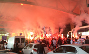 Futbol Takımımıza Ankara’da Coşkulu Karşılama