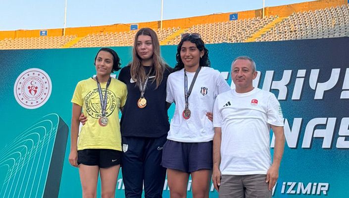 Atletimiz Nisanur Özdoğan, U-18 Türkiye Atletizm Şampiyonası’nda Üçüncü Oldu