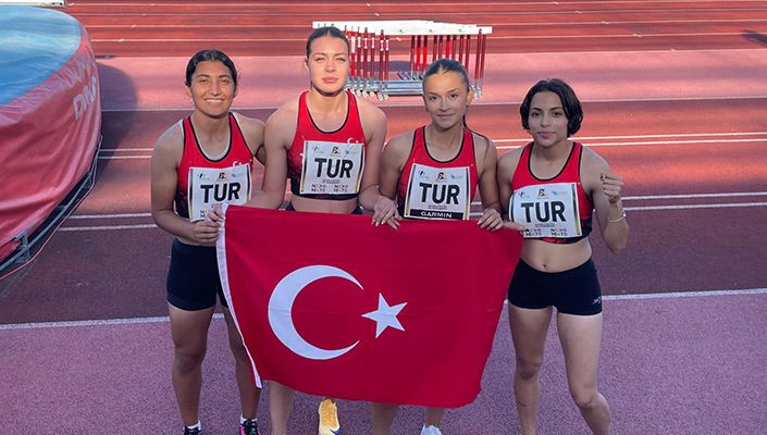 Atletimiz Nisanur Özdoğan, U18 Balkan Atletizm Şampiyonası’nda Birinci Oldu