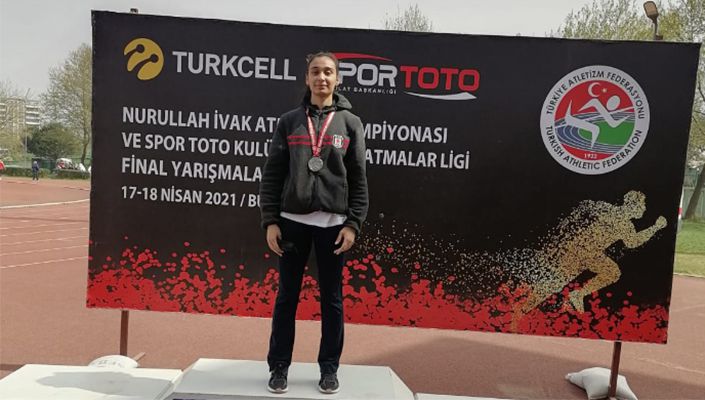 Atletizm Takımımızın Sporcusu Cevahir Kalkan, Türkiye İkincisi Oldu