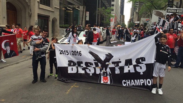 Amerika Beşiktaşlılar Derneği'nden Şampiyonluk Kutlaması
