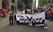 Beşiktaş USA celebrates Black Eagles' Super League title in New York City  