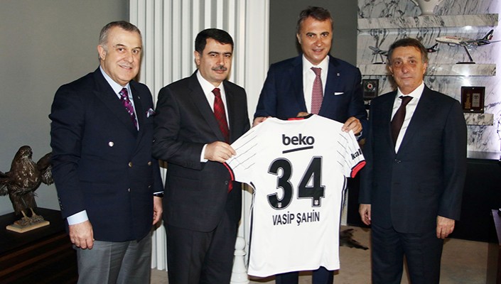 İstanbul Valisi Vasip Şahin’den Başkanımız Fikret Orman’a Ziyaret