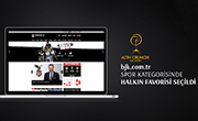 Beşiktaş website is the People’s Choice!