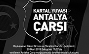 Başkanımız Fikret Orman, Yenilenen Antalya Çarşı Kartal Yuvası’nın Açılışına Katılacak