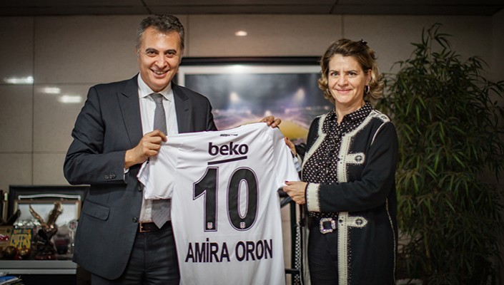 İsrail Maslahatgüzarı Amira Oron’dan Başkanımız Fikret Orman’a Ziyaret