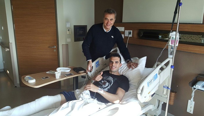 Başkanımız Fikret Orman’dan Futbolcumuz Luiz Rhodolfo’ya Ziyaret