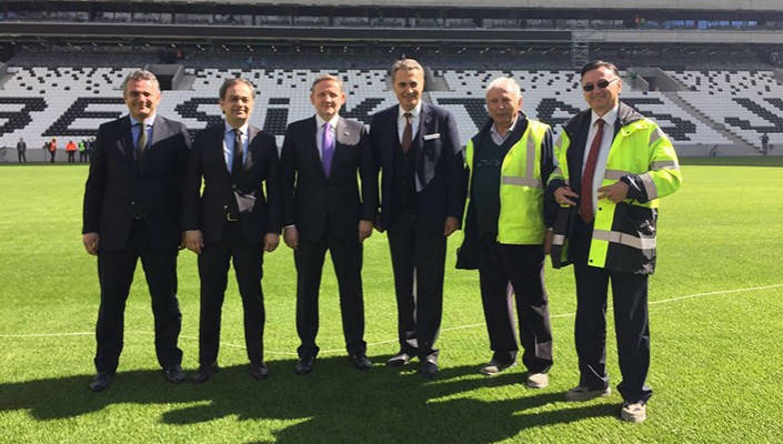 Başkanımız Fikret Orman, Kulüpler Birliği Vakfı Başkanı Göksel Gümüşdağ’ı Vodafone Arena’da Ağırladı