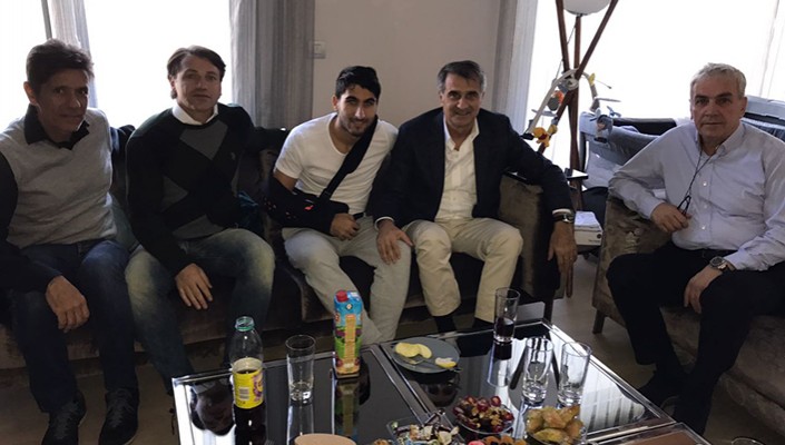 Teknik Direktörümüz Şenol Güneş’ten Aras Özbiliz’e Ziyaret