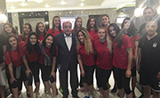 Erdal Karacan’dan Genç Kız Voleybol Takımımıza Ziyaret